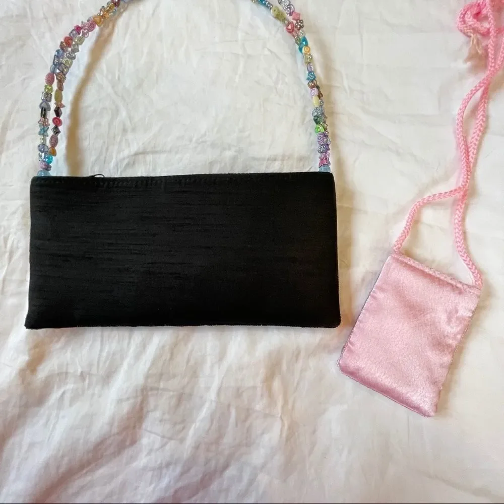 Beaded Shoulder Bag and Kids Crossbody bundle